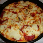 Käsepizza aus altem brot für ein paar mäuse