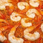 Kokosmilch-Garnelen Spaghetti