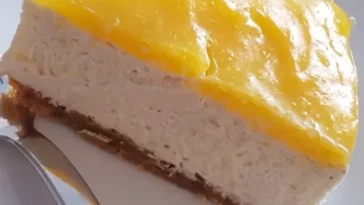 Cheesecake mit Orangenguss