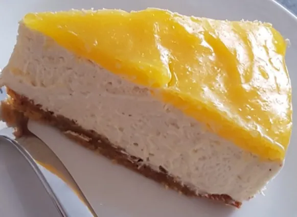 Cheesecake mit Orangenguss