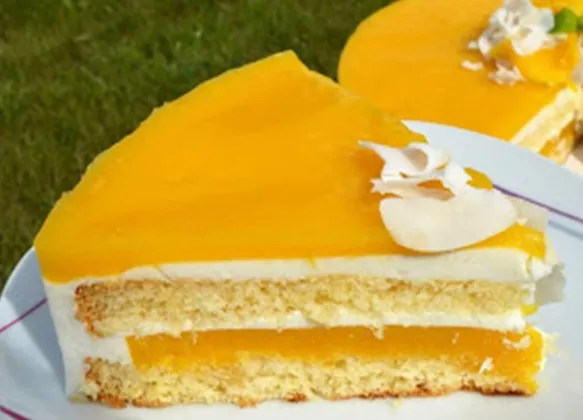 Mango-Kokos-Torte.