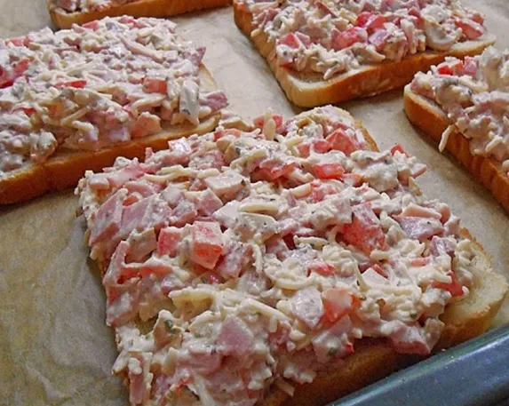 Pizzabrötchen Aufstrich.