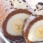Schoko-Bananen-Rolle