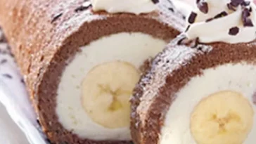 Schoko-Bananen-Rolle