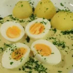 Eier in Senfsauce