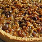 Italienische Nusstorte auf Mürbeteig