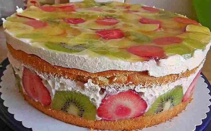 Obst Quark Torte