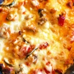 Überbackene Hähnchen-Gemüsepfanne