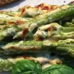 Albertos grüner Spargel mit Parmesancreme
