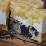 Apfel Mascarpone Mohn Torte