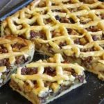 Apfelkuchen mit Gitter