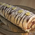 Bananensplit Biskuitrolle