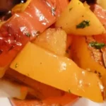 Farbenfrohes Paprika Kürbis Gemüse