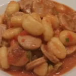 Gnocchi Currywurst Topf