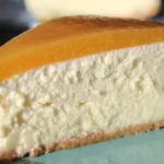 Käsekuchen mit Pfirsich Rosmarin Gelee