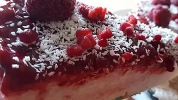 Kokos Milchreis Torte mit Himbeeren à la Gabi