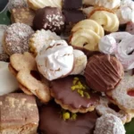 Lebkuchenschnitten mit Marzipan