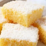 Lecker Kokoskuchen mit Sahne