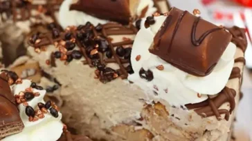 No Bake Kinder Bueno Käsekuchen