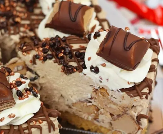 No Bake Kinder Bueno Käsekuchen