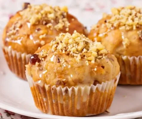 Nussmuffins mit äpfel Rezept