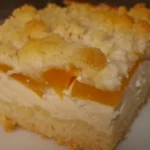 Schneller Quark Streuselkuchen mit Obst