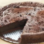 Schokoladenkuchen mit Linsen