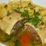 Schwäbische Maultäschle und Kartoffelsalat