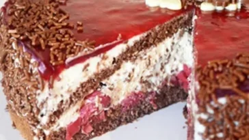 Stracciatella Kirschtorte