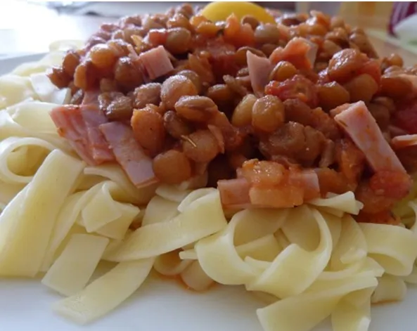 Tomaten Linsen Ragout