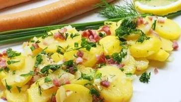 Warmer Kartoffelsalat mit Speck