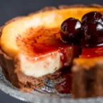 White Chocolate Cheesecake mit Amarena Kirschen