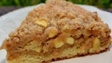 Apfel-Blechkuchen mit Zimt-Streuseln