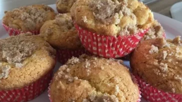 Apfelmuffins mit Zimtkruste