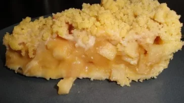 Apfelmus Vanillepudding Kuchen