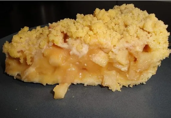 Apfelmus Vanillepudding Kuchen