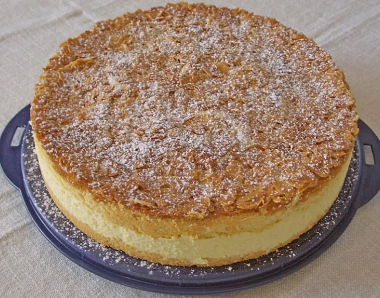 Bienenstich torte ohne Hefeteig