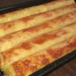 Blätterteig Schinken Käse Stangen