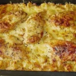 Bratkartoffelauflauf mit Schnitzel