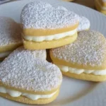 HERZ-PLÄTZCHEN mit Milchcremefüllung
