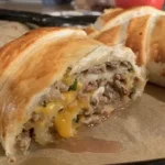 Hackfleisch-Blätterteig-Strudel