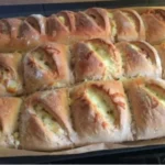 Handbrot mit champignon und käse