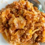 Kohl geschmort mit Hackfleisch