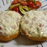Pikante Partybrötchen mit Creme fraiche