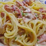 Spaghetti mit Schinken Sahne Soße rezept