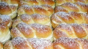 Süße Vanillebrötchen