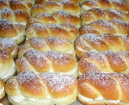 Süße Vanillebrötchen