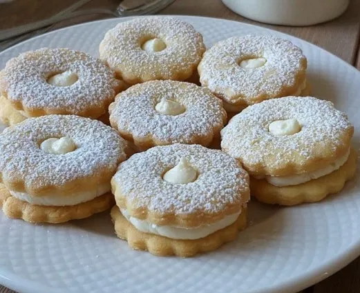 Weisse Schokolade Plätzchen