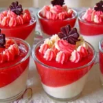 Zitronen Erdbeer Creme