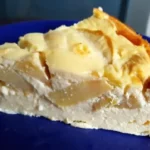 Bodenloser low carb Käsekuchen mit Äpfeln